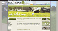 Desktop Screenshot of northridgegolf.ca